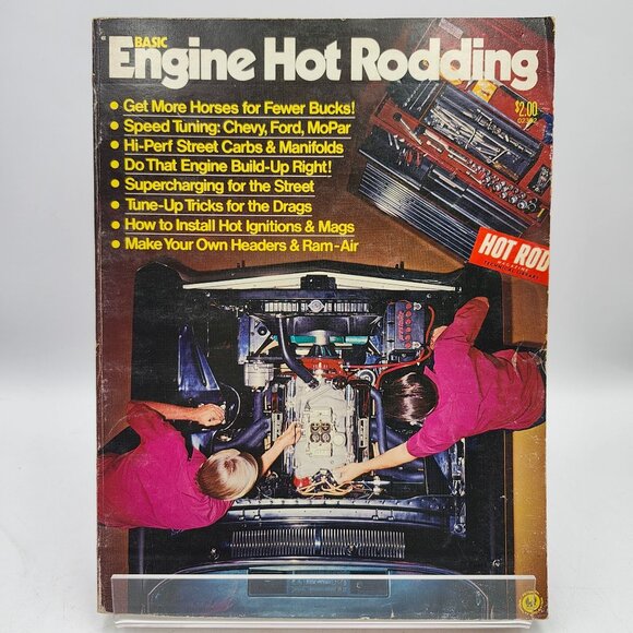 Basic Engine Hot Rodding 1972 Petersen Publishing Co Vintage Car Engine Manual - Picture 1 of 4